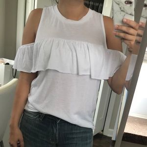 Cotton Candy LA Off the Shoulder Muscle Tee